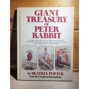 Giant Treasury of Peter Rabbit (Hardcover) by Beatrix Potter, C Wilkins 1980